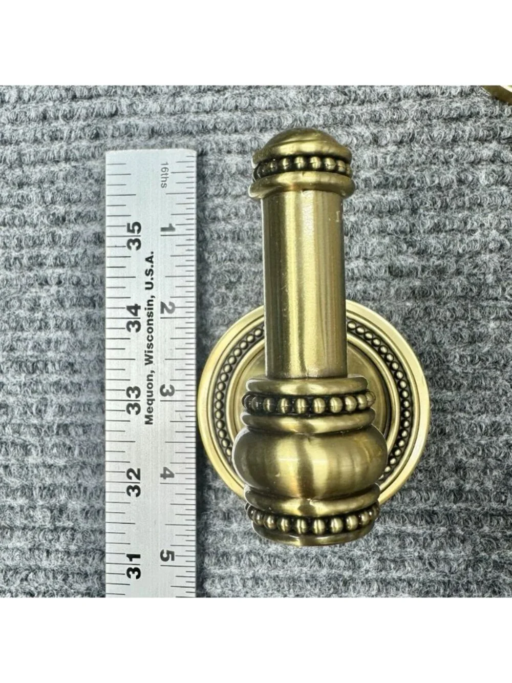 Brass Gold Tone Bath Hardware Set Hand Towel Hook Ring Toilet Paper Holder Lot